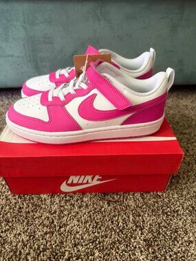 Nike Court Borough Low Recraft Little Kids Shoes - Pink - Size 3Y - New in box